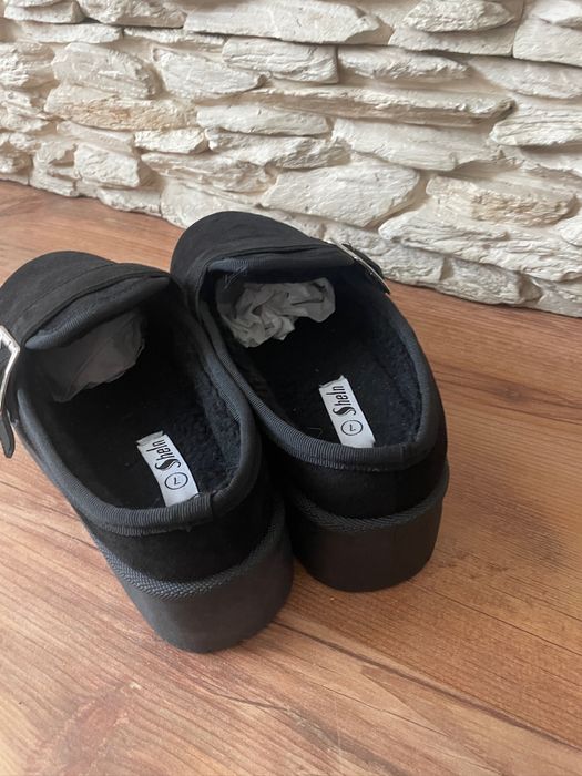 Pótbuty, sniegowce damskie klasyczne na wysokiej podeszwie shein