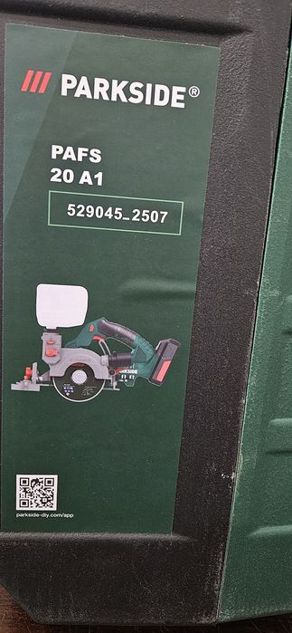 Parkside Akumulatorowa przecinarka do płytek, 20 V, PAFS 20 A1