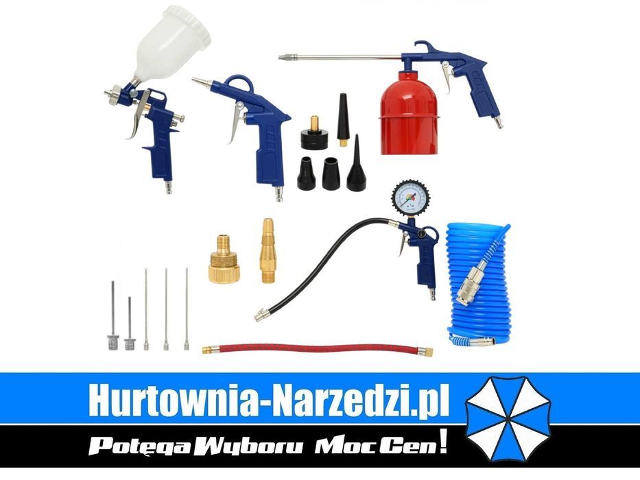 Zestaw pneumatyczny do kompresora 18 w 1 narzędzia pnemuatyczne