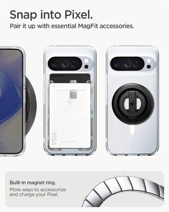 Чехол Spigen Ultra Hybrid MagFit  Google Pixel 10 Pro XL Clear White