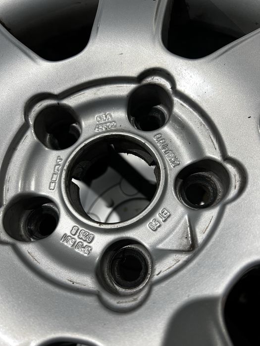 Диски титанові R16 5*112 оригінальні Ronal від Seat 6,5j;ET 50;Dia57.1