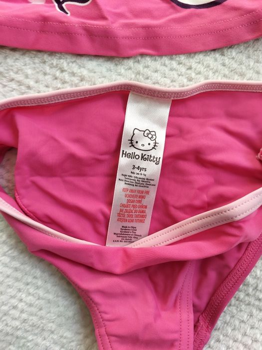 Strój kąpielowy dwuczęściowy dla dziewczynki 3-4 lata hello kitty
