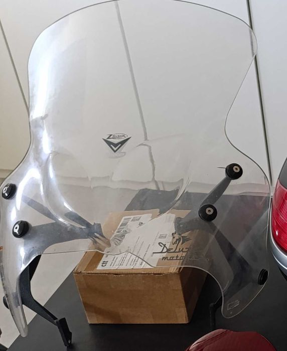 Vidro alto e escape original (BMW F800R)