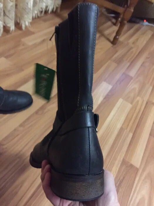 Нові шкіряні чоботи / кожаные сапоги Explorer 40р