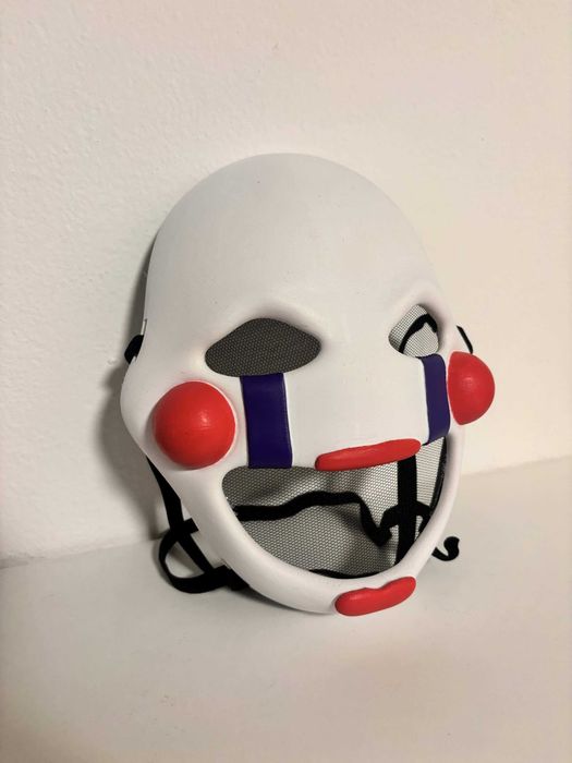 Máscara Puppet FNAF Pintada à Mão | Cosplay Five Nights at Freddy's