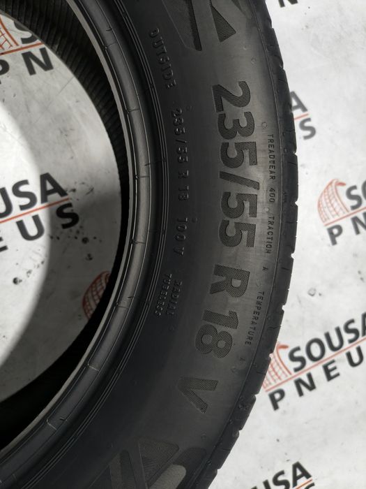 2 pneus semi novos 235-55R18 Continental - Ofera dos Portes