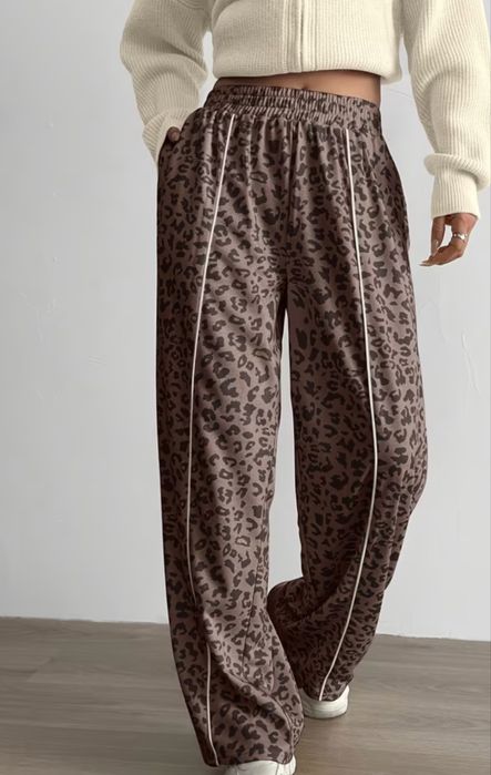 Штани леопардовые(новые)