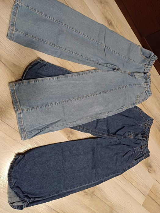 Szerokie spodnie 146