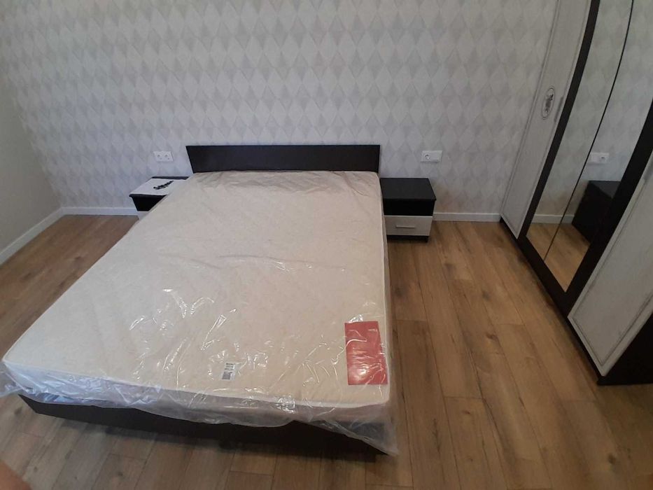 Ліжко кровать Венге 160 Двуспальне з ламелями Нове зі складу
