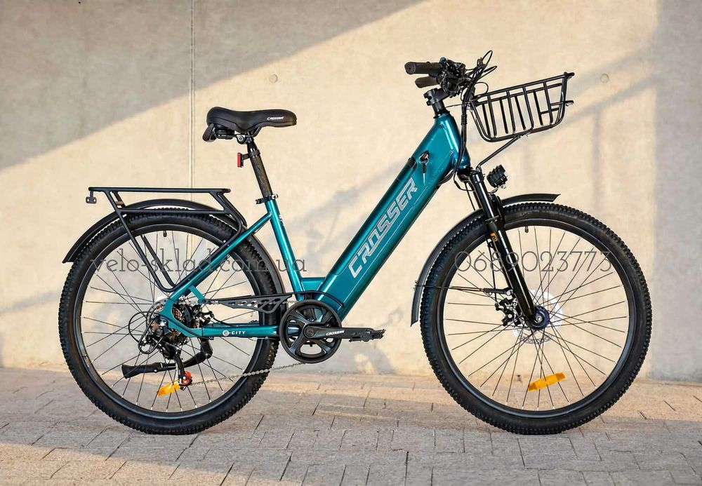Електровелосипед Crosser E-City 26" 500W 10,4Ah  36V (и 48V)