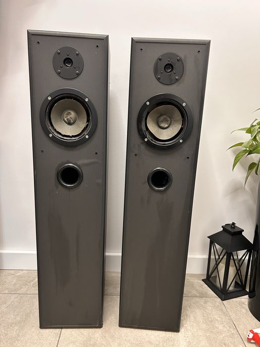 Kolumny podłogowe Tonsil – uszkodzone, do naprawy