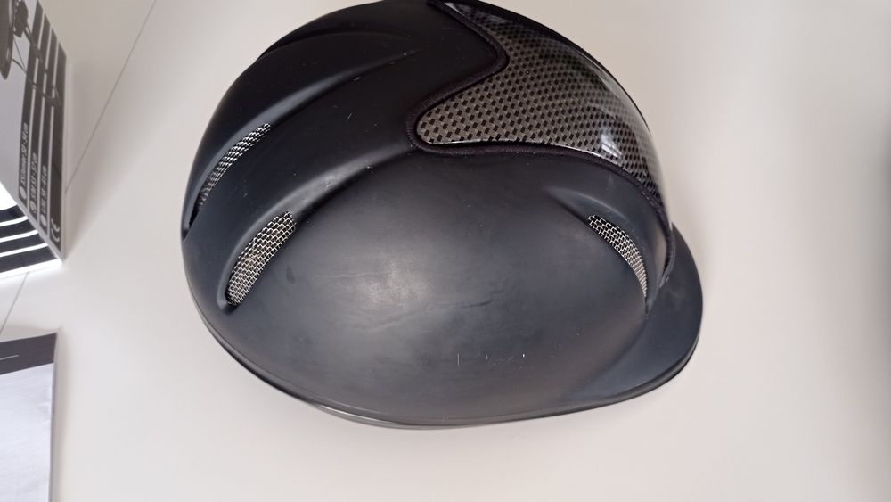 Kask jeździecki Carbonic, antracyt 53-57