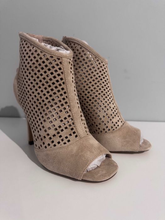 buty szpilki damskie | DeeZee | rozm. 35 | beżowe
