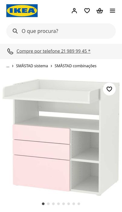 Trocador SMASTAD Ikea
