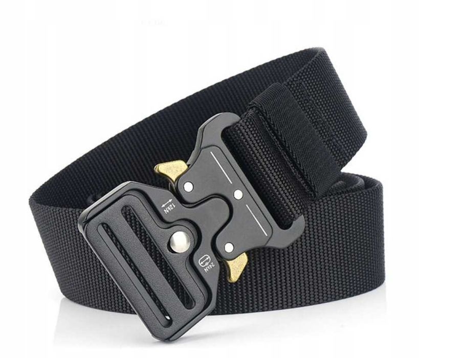 Biodrówka + Pas Komplet 2w1 Czarny Taktyczny