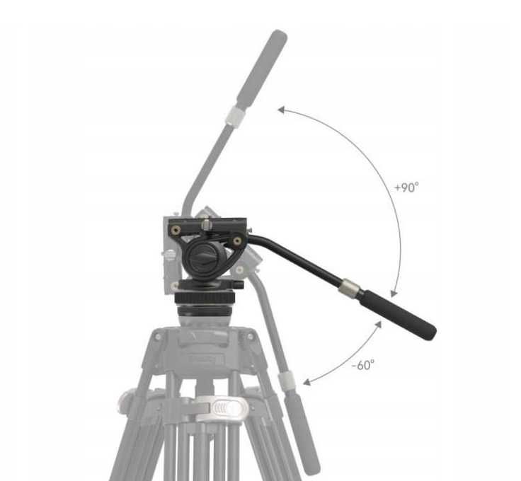 Olejowa głowica statywowa video SmallRig max 10kg Manfrotto 501PL DJI