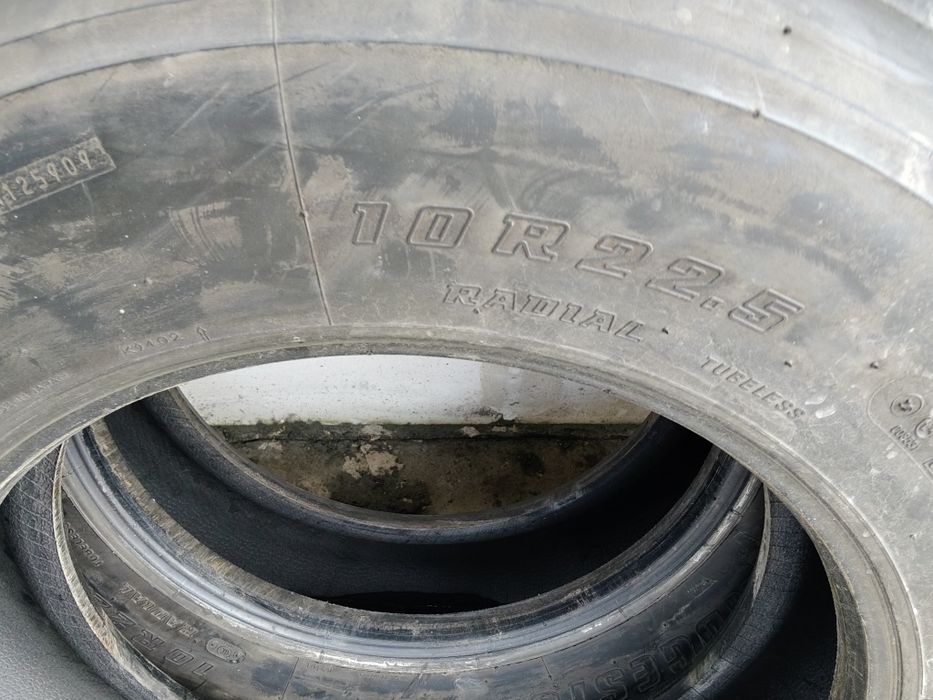 Opony 10 R22.5 ciężarowe Bridgestone napęd prowadzace