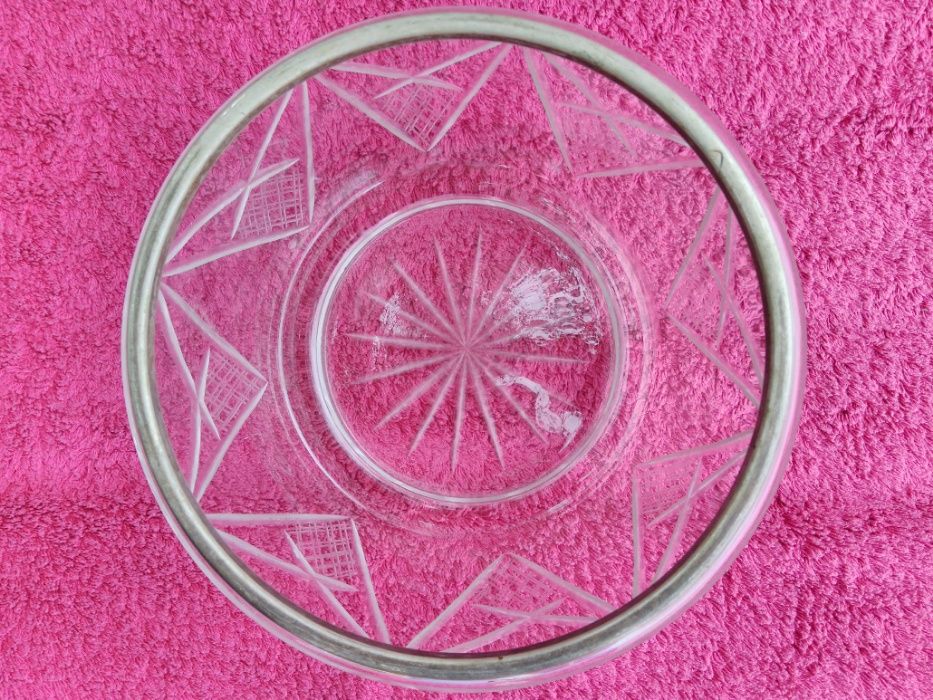 Stara Miska Plater RŻNIĘTE SZKŁO