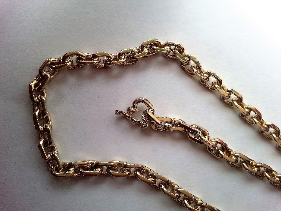 Złoty Pełny Łańcuszek - KUTY / ANKIER - 585 - Warszawa