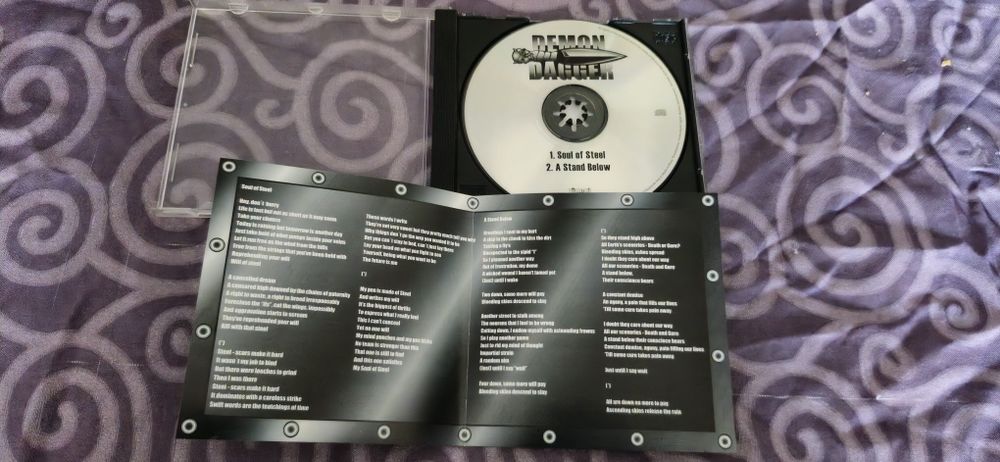 CD Demon Dagger – Soul Of Steel (CD Single, 1999) – Heavy/Thrash Metal Nacional