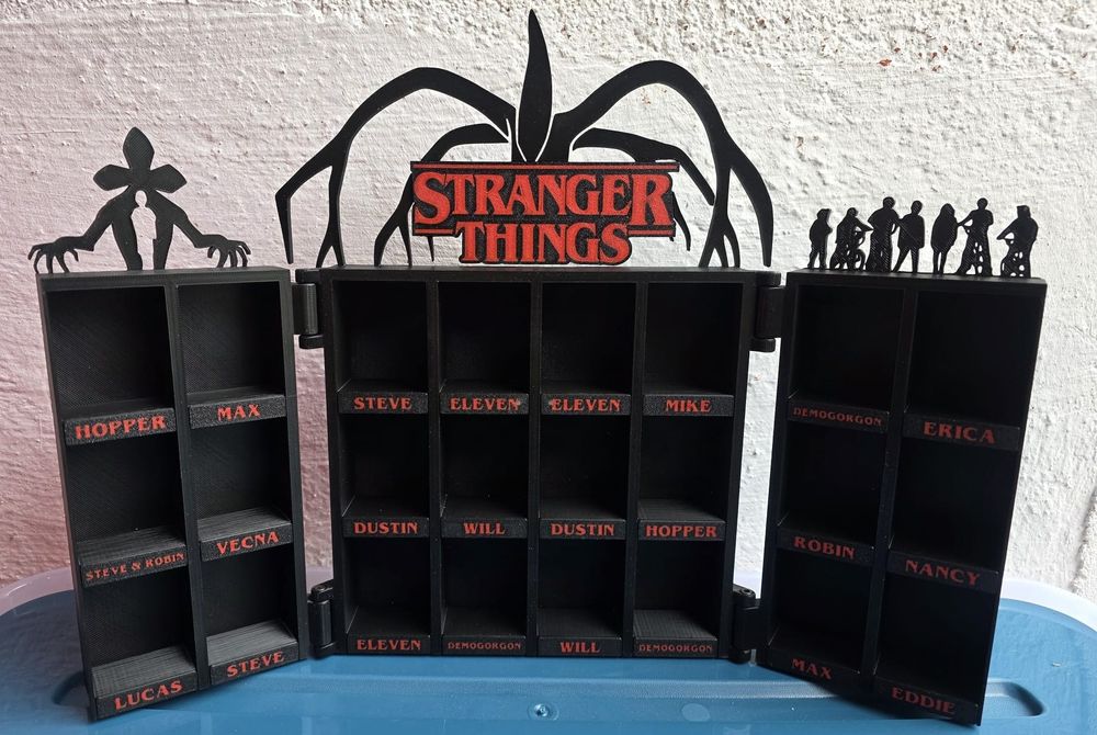 Шкафчик для колекції Stranger Things Kinder Joy / Funko mini