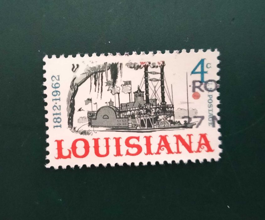 Selo EUA Louisiana - 150 anos 1962  4c