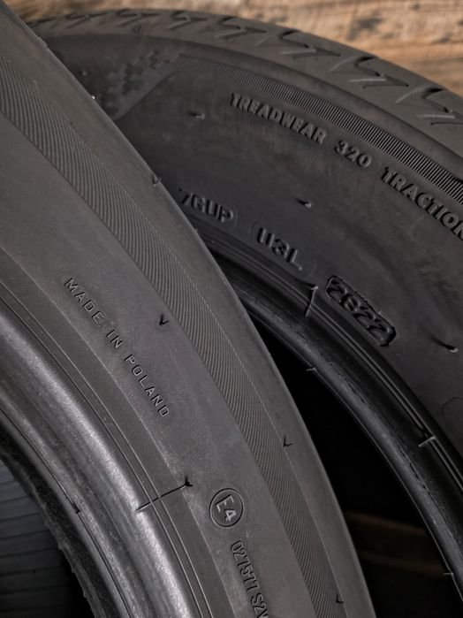 Пара 225/55r17 Bridgestone | 2022 | 6mm | Преміум літні шини | Ідеал