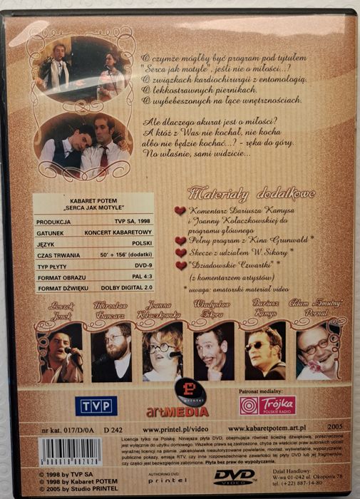 Kabaret Potem "Serca jak motyle" DVD
