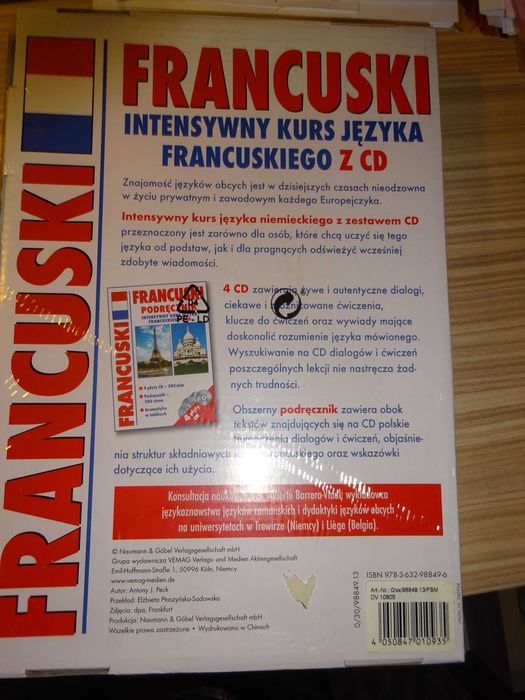 Francuski intensywny kurs  z CD