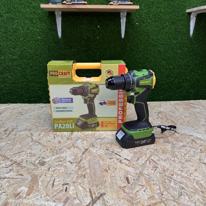 Шуруповерт акумуляторний PROCRAFT PA20Li