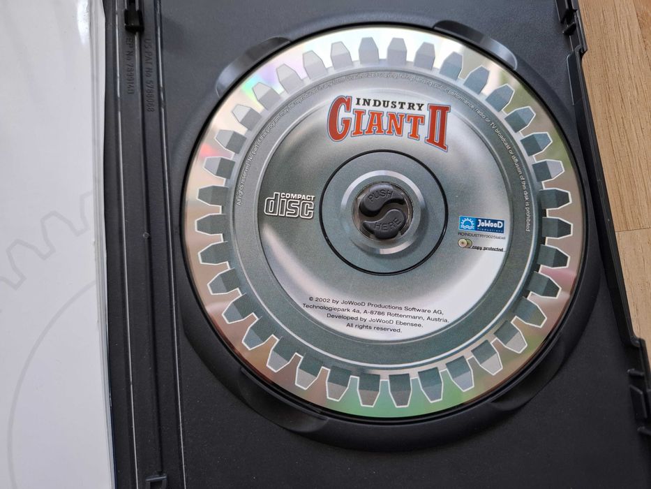 Industry Giant II 2 PC CD-ROM | klasyk ekonomiczny z 2002 | instrukcja