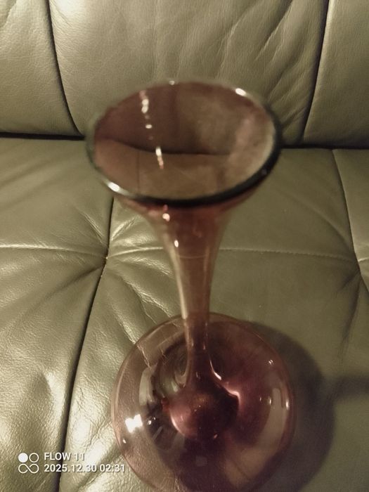 Wazon szklany lata 60-70