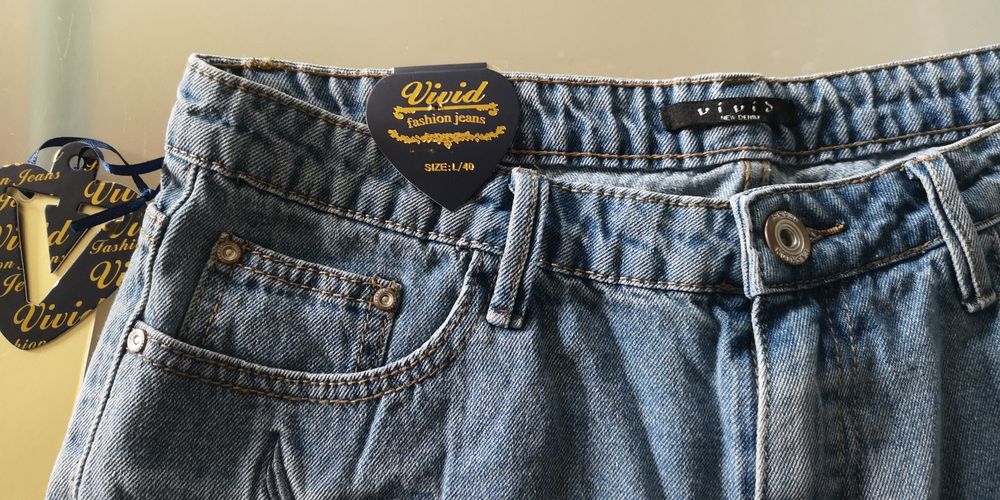Spodenki New Denim Vivid rozm:L/40 pas 84 cm