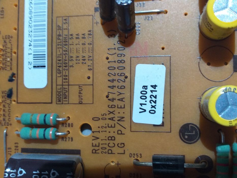 Fonte De Alimentação LPG4247L-12LP8-2P