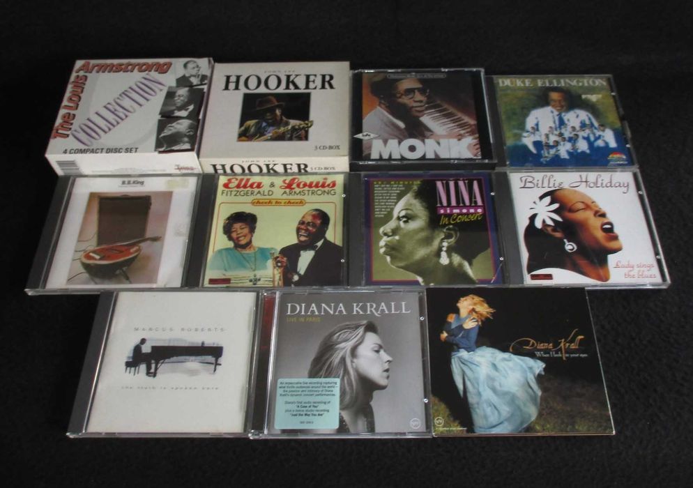 Conjunto de CD Jazz Louis Armstrong BB King Nina Simone Diana Krall