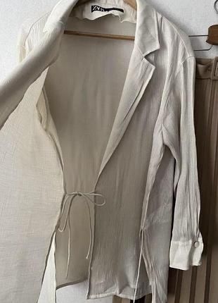 Святкова подовжена блуза Zara