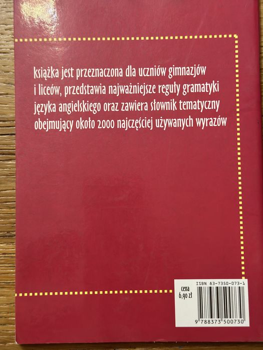 Małe tablice. Język angielski. Witold Mizerski