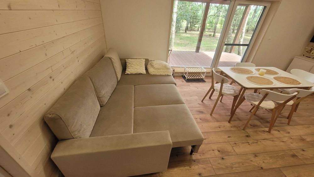 Domek Sauna Jacuzzi Mini-Golf Tyrolka Hamak Wkra linia brzegowa, plaża