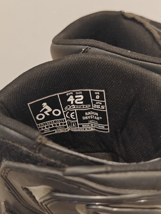 Мотоботы Alpinestars Radon Drystar