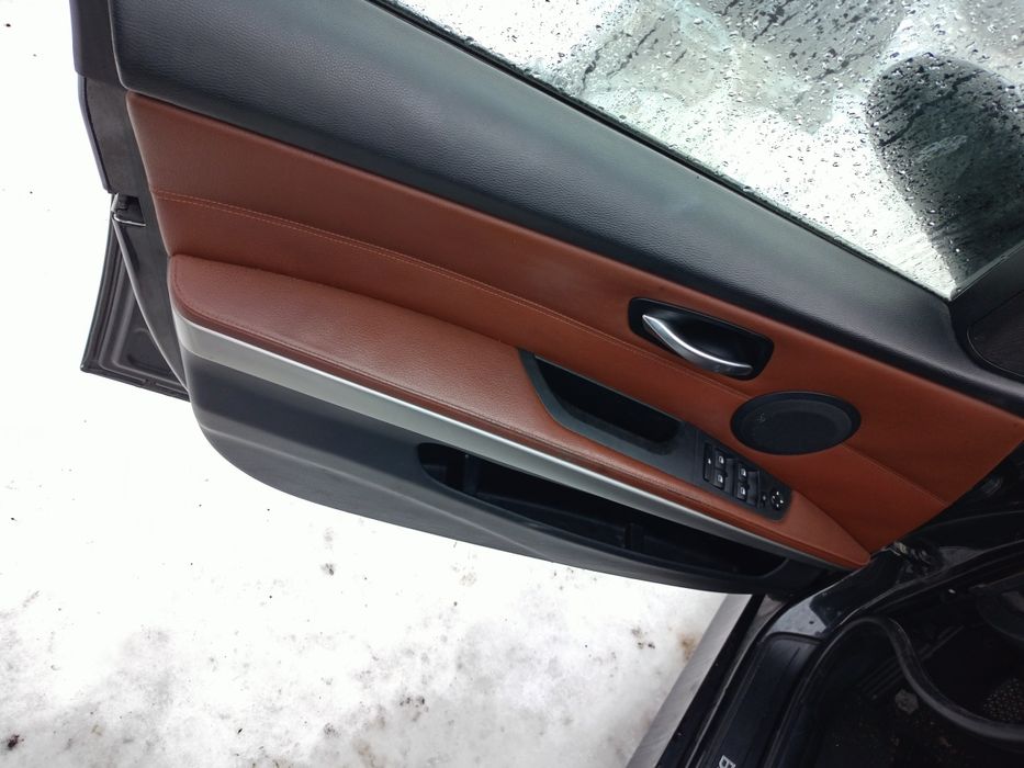 BMW e90 fotele skórzane brązowe pamięć tapicerka