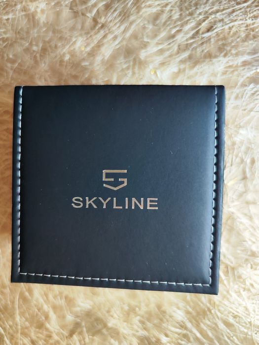Conjunto Relógio de homem mais pulseira da Skyline