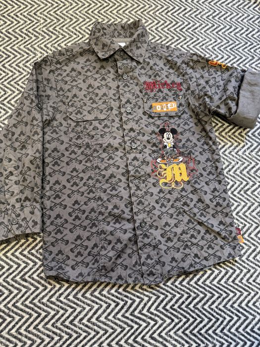 Сорочка на хлопчика з вишивкою міккі-маус т104 розмір
