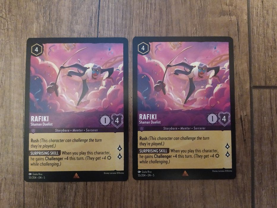 Lorcana - Rafiki Shaman Duelist 55/204 EN 5 Rare - 2 sztuki