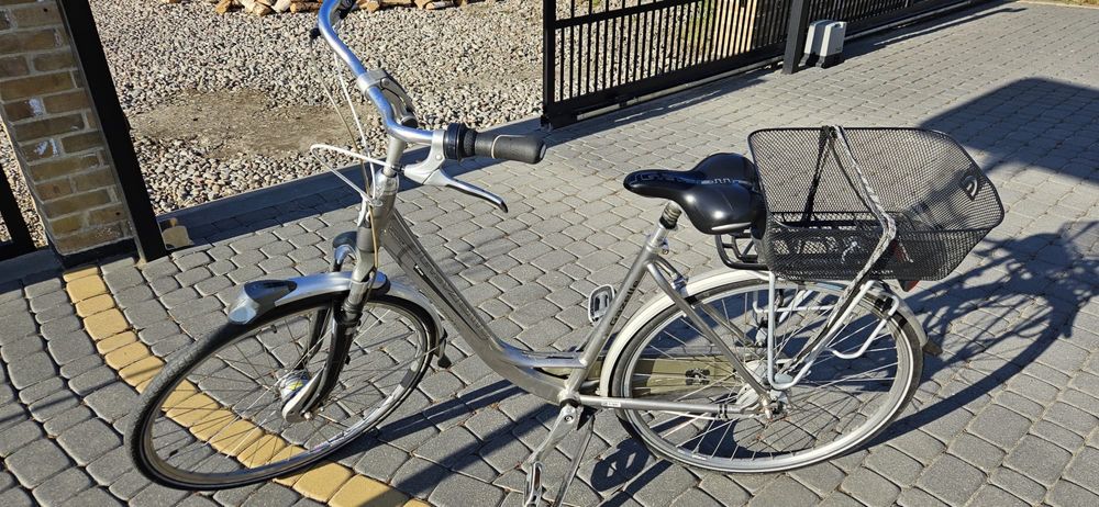 Rower Gazelle - kolor srebrny