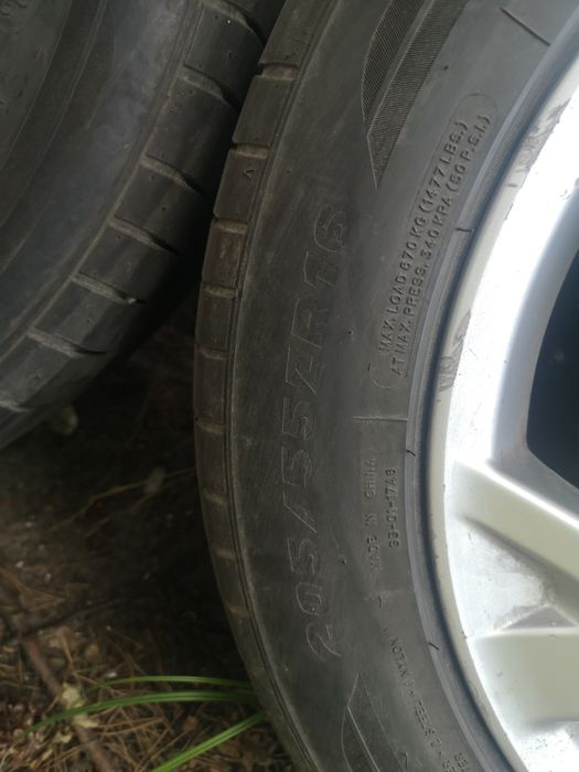 Alufelgi 5x100 16 Toyota itp, opony w ładnym stanie.