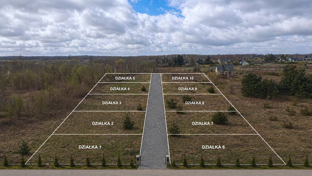 Działka budowlana w Warznie