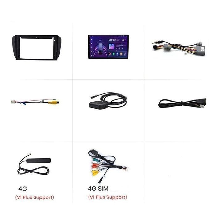 Radio Android 9” CarPlay Android Auto – Seat Ibiza 6J 2009–2013 PL