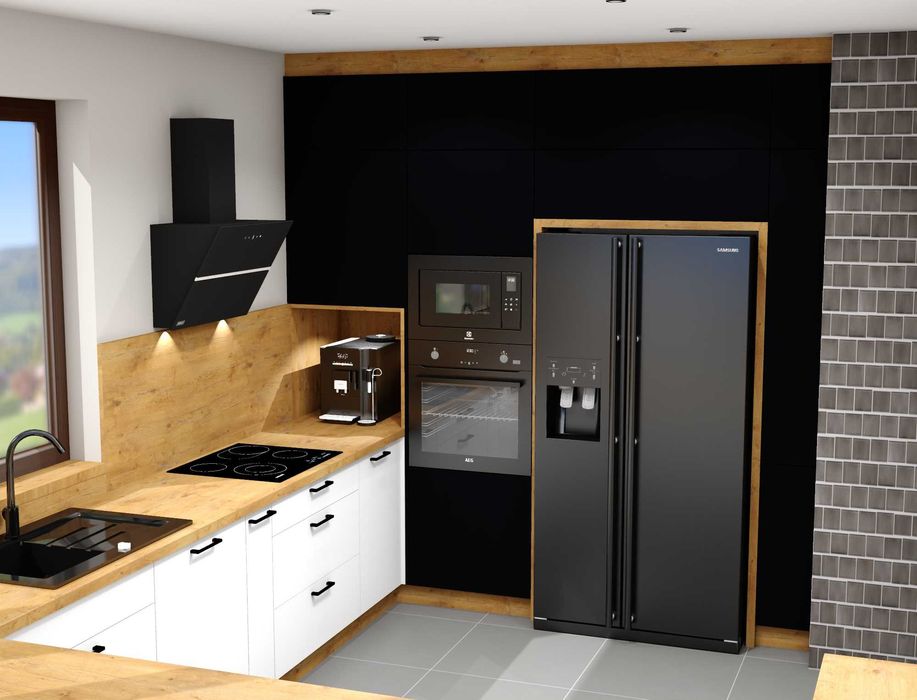 Meble kuchenne - projekt i montaż