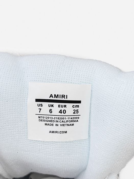 Кросівки 41-45 Амірі MA-1 Black/White