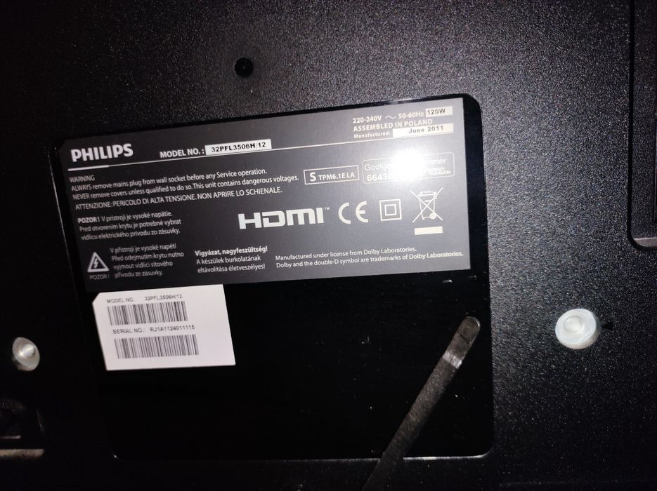 Televisão TV Philips avariada 32'